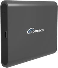 Image of Sonnics 512GB Black USB 3.1 Gen 2 USB Type-C External Solid State Drive