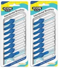 Image of Icon Optim 8's - 2 Packs of 8 Interdental Brushes Size 3 Blue