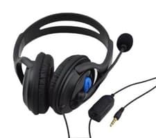Image of GAMING HEADSET HEADPHONES 3.5MM WITH MIC MICROPHONE LED FOR PC PS4/ 5 XBOX ONE S