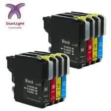 Image of 8 Compatible Ink Cartridge LC985 For Brother DCP-J125 MFC-J410 DCP-J315W J415W