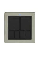 Image of LightwaveRF JSJS LW101 Master Wall Switch Mood Controller Black Chrome BNIP New