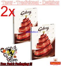 Image of Galaxy Smooth Milk Chocolate Christmas Advent Calendar 110g