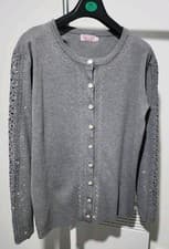 Image of BNWT Cardigan with Beads and Shimmer Size M/L Beautiful Jumper Top for Christmas