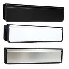 Image of UAP Doormaster Aluminium 12" Letterbox for External Doors 20 to 40mm