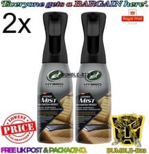 Image of 2 x Turtle Wax 53704 Hybrid Solutions Leather Cleaner & Conditioner 591Ml