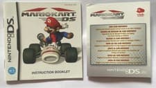 Image of NINTENDO DS MARIO KART - MINT INSTRUCTION BOOK & POINTS CARD ONLY - NO GAME INC
