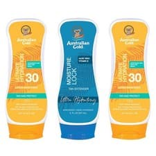 Image of 2 x Australian Gold SPF 30 Lotion & Moisture Lock 237ml