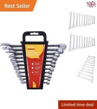 Image of Professional 11-Piece Combination Spanner Set, 6mm-19mm - Ergonomic Design