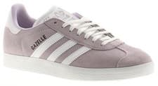 Image of Adidas Originals Womens Trainers Gazelle silver dawn footwear UK Size 3.5