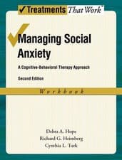 Image of Managing Social Anxiety Workbook A Cognitive-Behavioral Therapy Approach Trea...