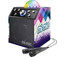 Image of MI-MIC TY6088A Bluetooth Karaoke Speaker With Microphone & Disco Light Cube kids