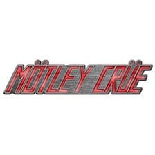 Image of OFFICIAL LICENSED - MOTLEY CRUE - LOGO METAL PIN BADGE HEAVY METAL ROCK