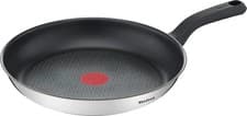 Image of Tefal Comfort Max 26cm Frying Pan Stainless Steel Non-Stick Thermo-Spot