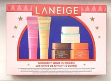 Image of Laneige Midnight Minis Set Lip Balm 2 x 5g Lip Sleeping Mask 3 x 3g Eggnog Latte