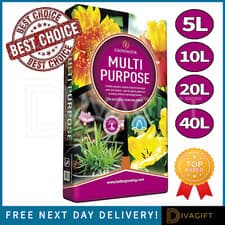 Image of GROWMOOR MULTI PURPOSE SOIL COMPOST FLOWER FERTILISER FOR GARDEN POTTING MIX NEW