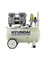 Image of Hyundai HY7524 5.2CFM, 1HP, 24 Litre Oil Free Silenced Air Compressor (brand new