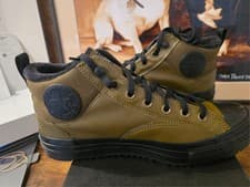 Image of Converse Chuck Taylor All Star Malden Street Boot Mid Top Men's Sz 10 Khaki NEW