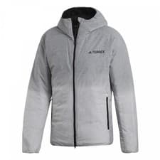 Image of BNWT ADIDAS TERREX PACKABLE JACKET XXL DZ2050 GREY & WHITE FREE P&P RRP £250