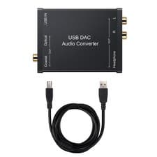 Image of USB to Digital Coaxial Optical 3.5mm Headphone Stereo Audio Sound Card Adapter