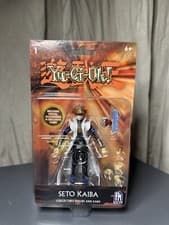 Image of Yu-Gi-Oh! 4" Action Figure Seto Kaiba with Accessories Official Brand New