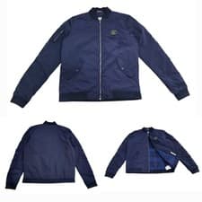 Image of Lacoste Navy Zipped Jacket Size Junior Boy's 14 Years / 34" Chest BJ8816