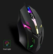 Image of RGB Wired Gaming Mouse USB LED Backlight 1600 DPI Optical PC Laptop Computer UK