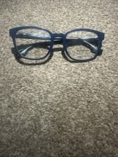 Image of Burberry BE2344 4076 Edison Eye Glasses Frames Blue Designer Eyewear