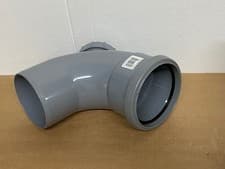 Image of floplast sp169gr 110mm ring seal soil- access bend grey 92.5°