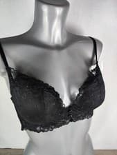 Image of NEW Boux Avenue Black Reese Plunge Bra Lingerie Underwear All Sizes 30-38