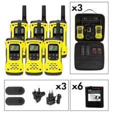 Image of Motorola TLKR T92 Six Pack License-Free Two Way Radios