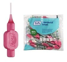 Image of TePe Original Interdental Brushes 0.4 mm Pink (Pack of 25) With Caps