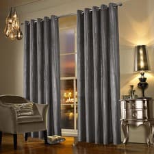 Image of Blackout Thermal Curtains Self Lined Eyelet Ring Top "Milan"