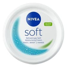 Image of NIVEA Soft Moisturising Cream (500ml), 48H Face 500 ml (Pack of 1), white