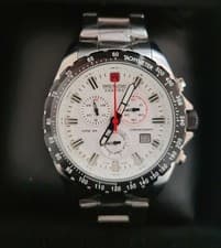 Image of Swiss Military Hanowa Swiss Made Chronograph Men's Watch 06-5255.33.001 white 43