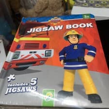 Image of Fireman Sam my first puzzle book . 5 puzzles NEW SEALED 
