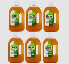 Image of 6 X DETTOL ORIGINAL DISINFECTANT ANTISEPTIC LIQUID 750ML MEDICAL FIRST AID CARE