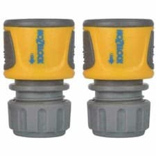 Image of Hozelock Soft Touch Hose End Connector -Single / Twin Pack - Hose Pipe Connect