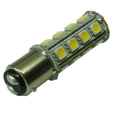 Image of BA15D 23SMD 12v 24v (10-30v) DC 4.6W Warm White LED Bulb Caravan Boat 2017