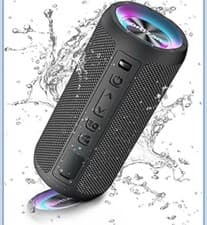 Image of Bluetooth Speaker, Portable Wireless, IPX7 Waterproof, 30H Playtime, LED Light