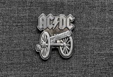 Image of AC/DC - For Those About To Rock Official Metal Pin Badge - 2 Pin Backed