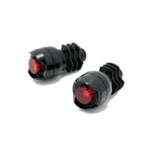 Image of Cateye Orb Bar End LED Light Set For Cycle Bike Handlebar