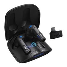 Image of ASUS ROG Cetra True Wireless SpeedNova In-Ear Gaming Headphones, Black, 10mm Neo