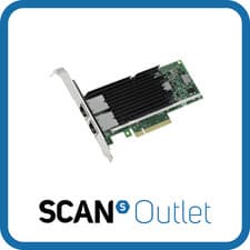 Image of 2 Port Intel X540-T2 10 Gigabit Server/Workstation PCIE x8 Ethernet Card OEM