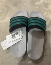 Image of Adidas Adilette Shower Slippers Sliders UK Size 5 Green