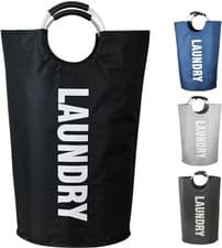 Image of Armo® 90L Laundry Basket Foldable Collapsible Freestanding Washing Bin Basket
