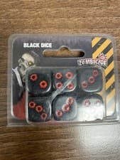 Image of Black Dice - Zombicide Accessories 6 D6 Dice Set CoolMiniOrNot