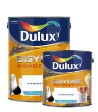 Image of Dulux Easycare White Matt Paint Washable  Tough Matt 2.5L5L