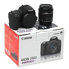 Image of Canon EOS 250D Camera + EF-S 18-55mm f/4-5.6 IS STM Lens