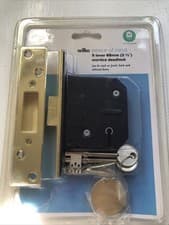 Image of 5 Lever 65mm (2.5”) Mortice Deadlock Unopened