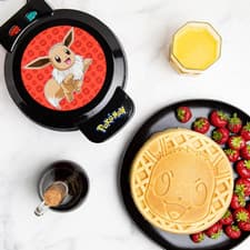Image of Uncanny Brands Pokémon Eevee Waffle Maker – Make Eevee Waffles at Home – Fun Kit